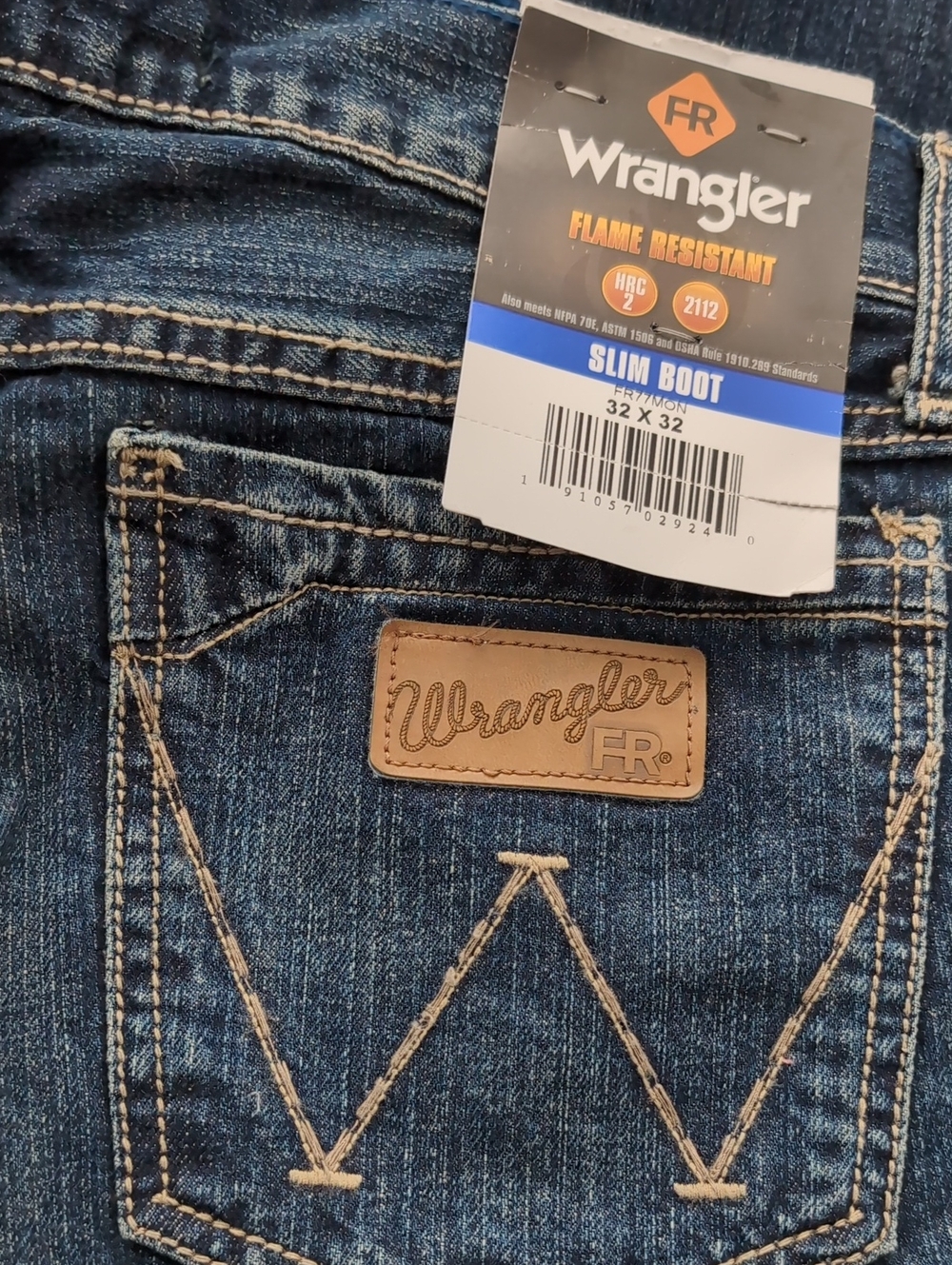 Wrangler FR Flame-Resistant Retro Slim Boot Jean- 32X32